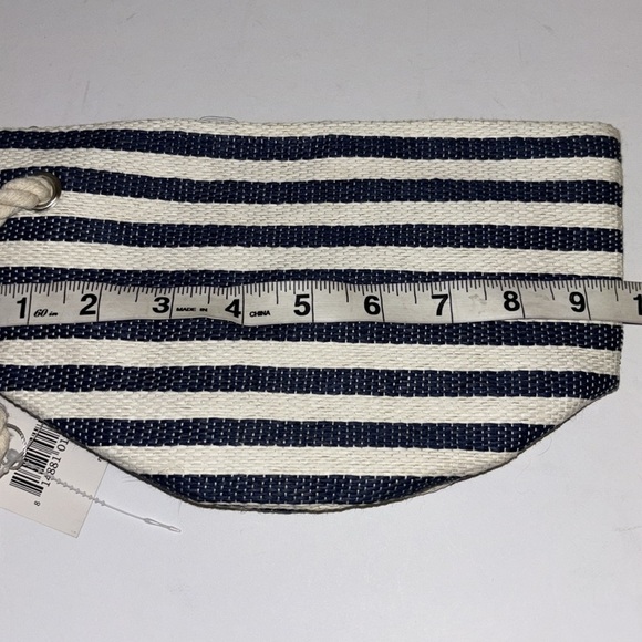 Macy's Navy and White Striped Wristlet
Straw like clutch Super Cute - Picture 6 of 7